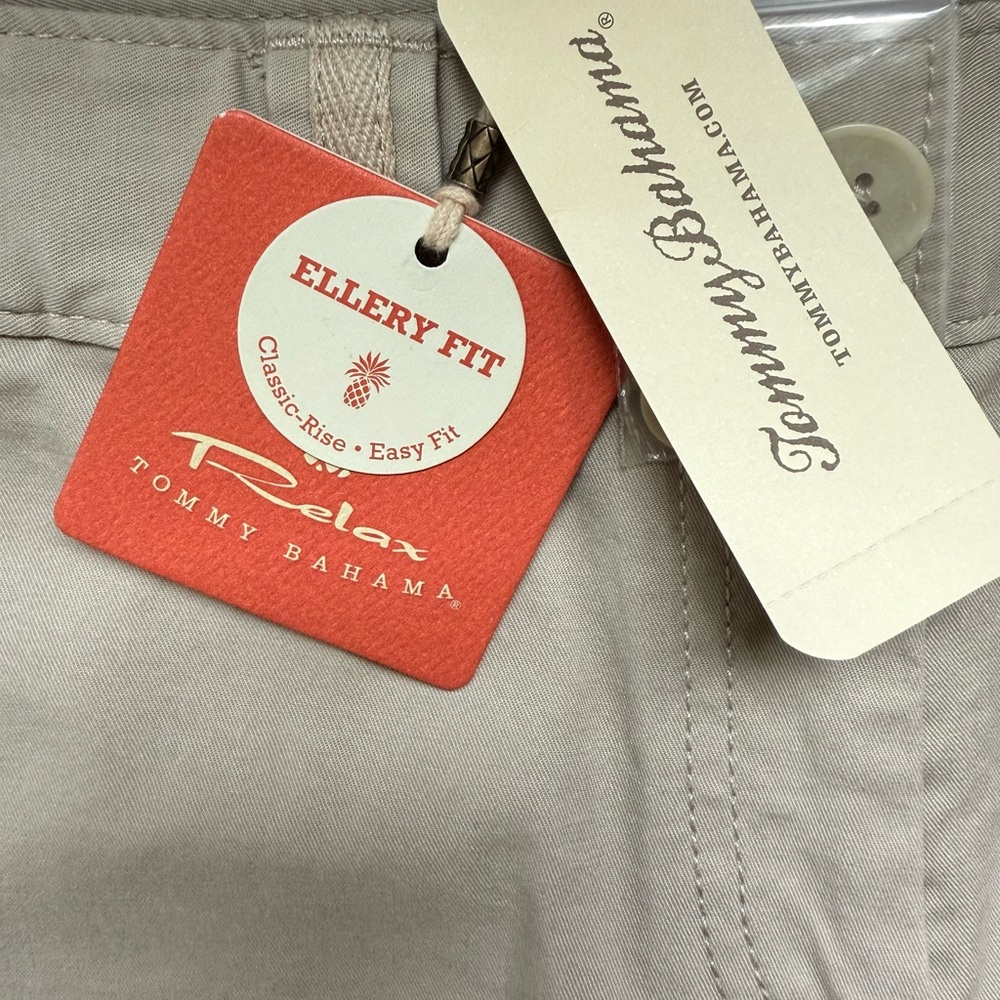 Tommy Bahama Relax Everyday Sz 6 Ellery Fit Khaki Shorts $88 Womens L9 - Picture 3 of 11